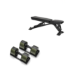 Adjustable Dumbbell Set + Elite FID 2.0 Bench Bundle
