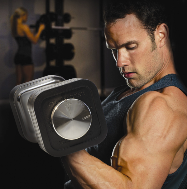 Quick-Lock Adjustable Dumbbell System