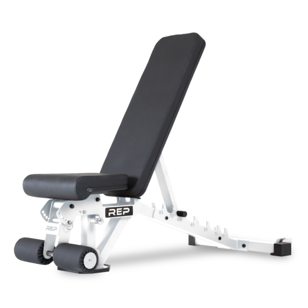 ab3000-wht AB-3000 2.0 FID Adjustable Weight Bench