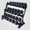 25_ef0d7cfe-22f2-40bf-be9f-4222afcccb2c Rubber Hex Dumbbell Set with Rack