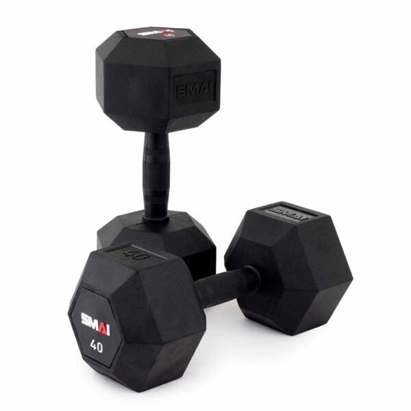 40LBDB_b3a00d61-b47b-4404-9a70-d72cb2541530_600x@2x Rubber Hex Dumbbells