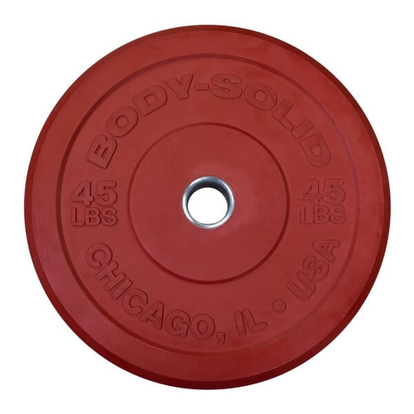 Colored Olympic Bumper Plate