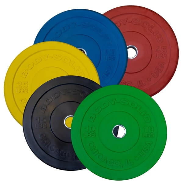 Colored Olympic Bumper Plate