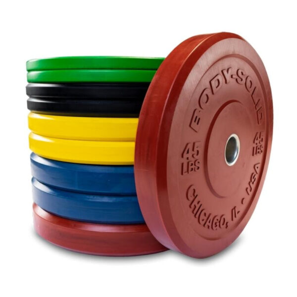 Colored Olympic Bumper Plate