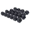 db_55_75 Rubber Hex Dumbbell Set