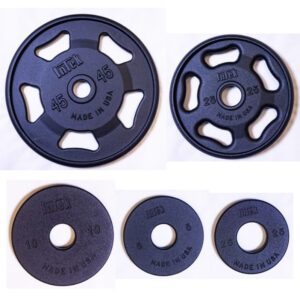 Raw Steel Cast Grip Olympic Plate Sets