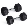RitFit Rubber Hex Dumbbells Pairs and Sets