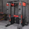 Smith Machine with Weights (3 Weight Stacks) - Multifunction Home Gym Machine