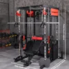 Smith Machine with Weights (3 Weight Stacks) - Multifunction Home Gym Machine